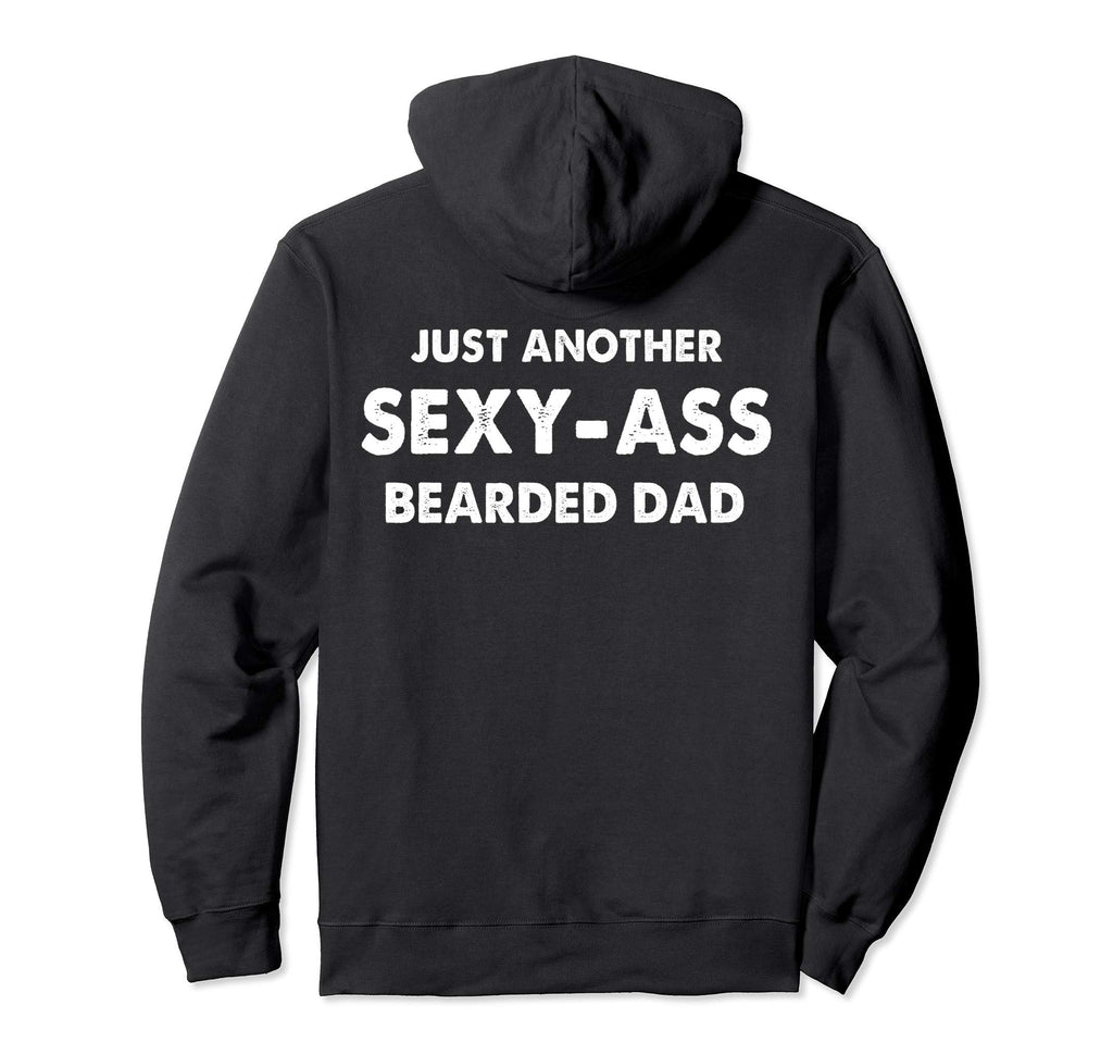 Bearded Dad Beard Father Grandpa Funny Hoodie - Novelty Apparel Unisex - T-Shirt, Sweatshirt, Hoodie