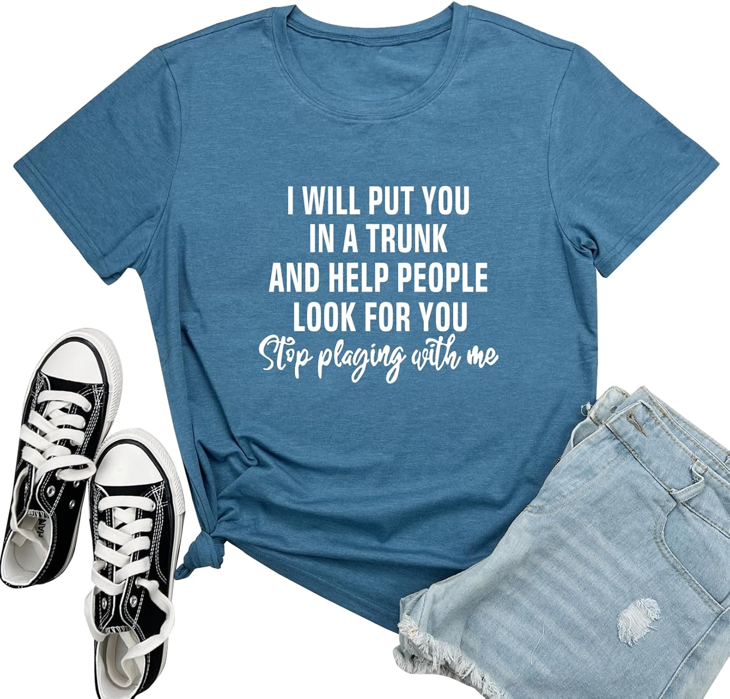 Women Short Sleeve I Will Put You Graphic Cute - Adult & Kids T-Shirts, Sweatshirts & Hoodies apparel design preview 1