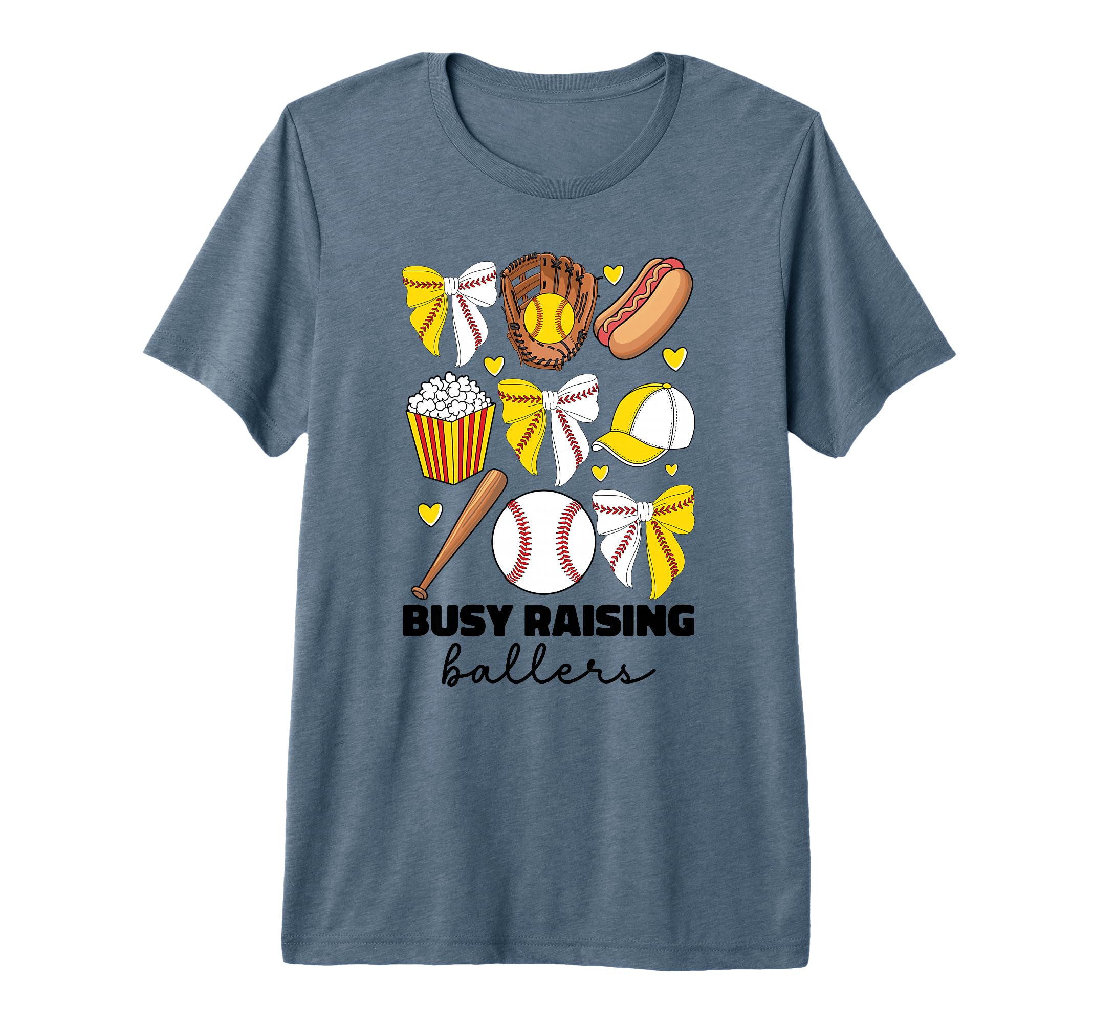Busy Raising Ballers Baseball And T-Shirt - Novelty Apparel Men Women - T-Shirt, Sweatshirt, Hoodie