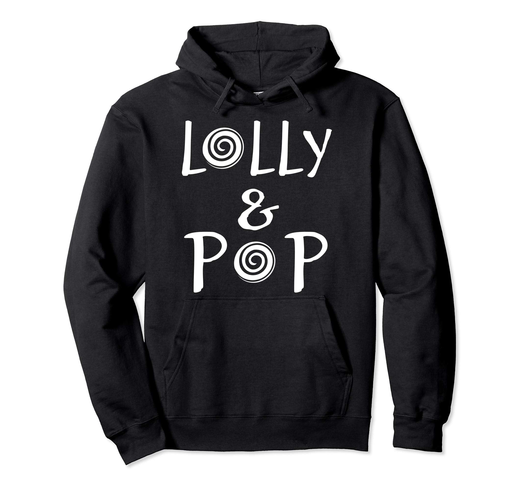 Lolly Pop Couples Grandparents Gift Hoodie - Trendy Graphic Unisex - T-Shirt, Sweatshirt, Hoodie