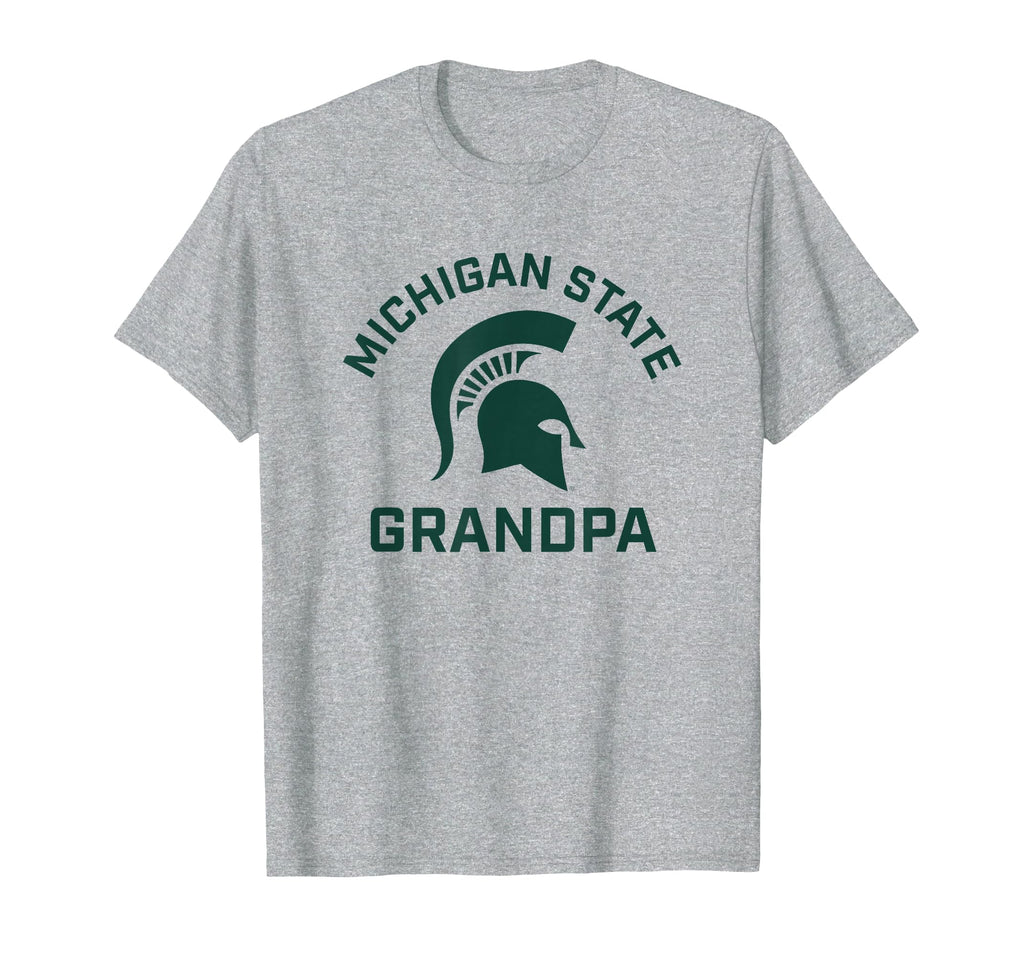 Michigan State Msu Spartans Arched Grandpa T-Shirt - Novelty Apparel Unisex - T-Shirt, Sweatshirt, Hoodie