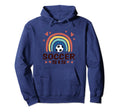 Rainbow Soccer Player Family Matching Hoodie - Unique Graphic Men Women - T-Shirt, Sweatshirt, Hoodie