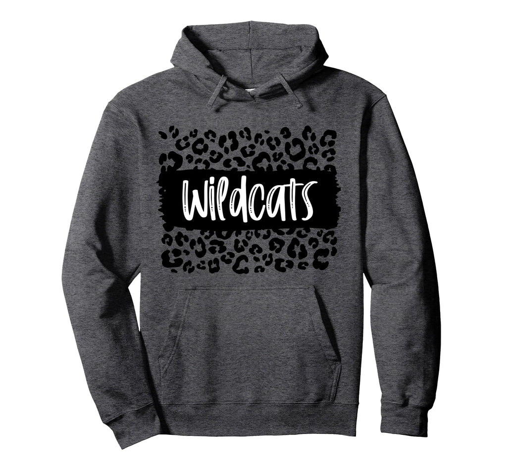 Wildcats Team Mascot School Spirit Hoodie - Streetwear Style for Adults - T-Shirt, Sweatshirt, Hoodie