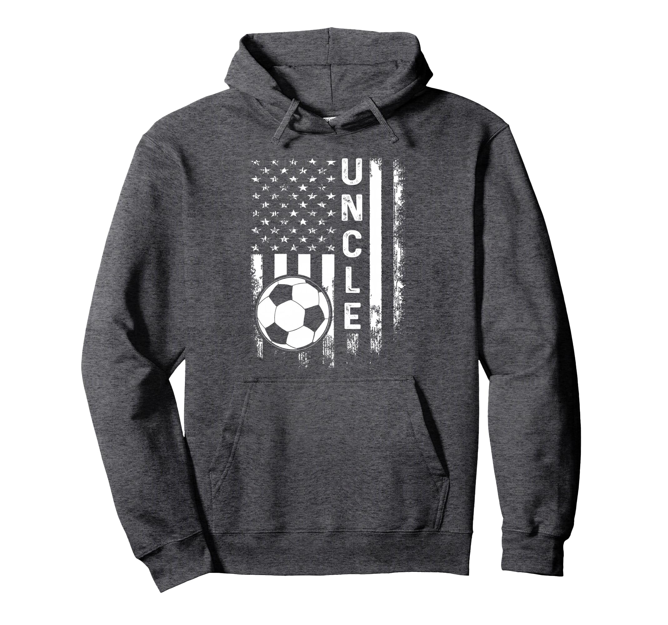Soccer Uncle American Flag Hoodie - Minimalist Print Men Women - T-Shirt, Sweatshirt, Hoodie