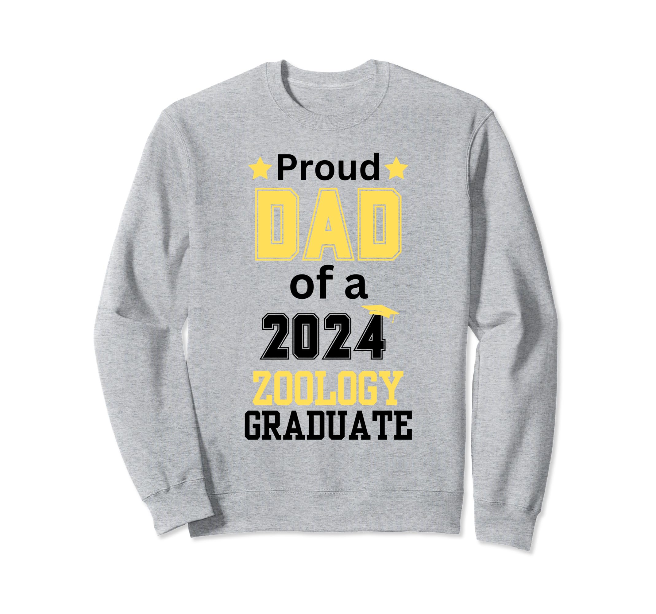 Proud Dad Class 2024 Zoology Graduate Sweatshirt - Trendy Graphic Unisex - T-Shirt, Sweatshirt, Hoodie