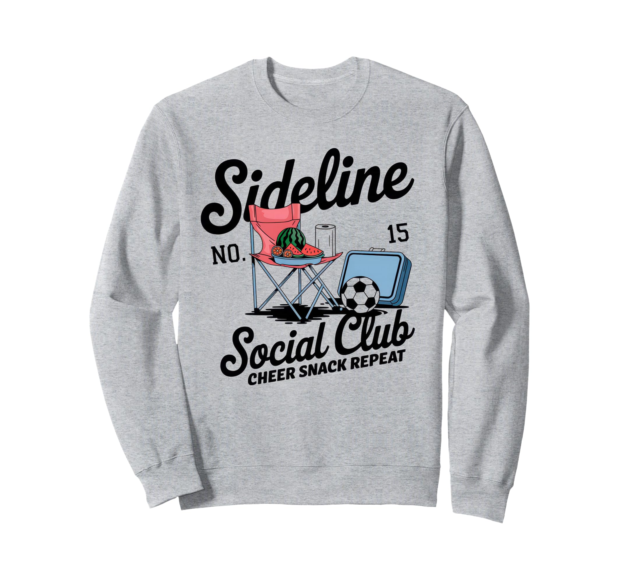 Sideline Social Club Soccer Mom Sweatshirt - Fun Novelty Design Unisex - T-Shirt, Sweatshirt, Hoodie