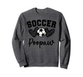 Soccer Poopaw Matching Family Soccer Sweatshirt - Graphic Print Unisex - T-Shirt, Sweatshirt, Hoodie