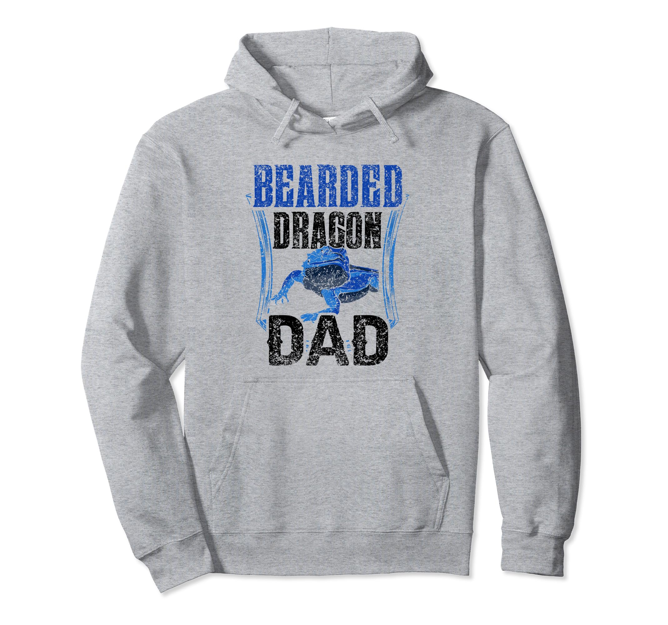 Bearded Dragon Dad Lover Animal Pet Hoodie - Custom Art Print Men Women - T-Shirt, Sweatshirt, Hoodie