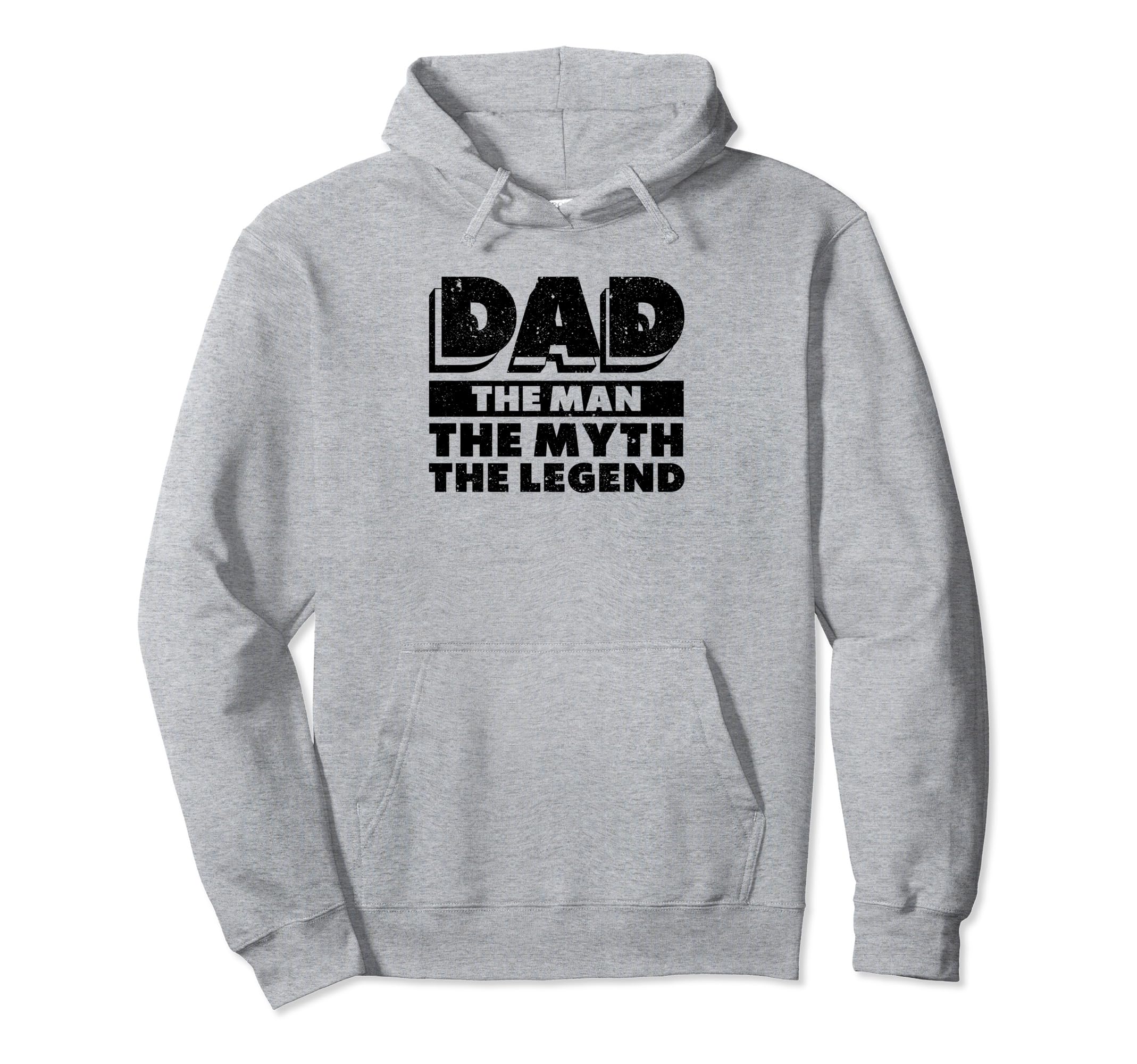 Dad Myth Legend Papa Funny Fathers Day Hoodie - Minimalist Print Unisex - T-Shirt, Sweatshirt, Hoodie