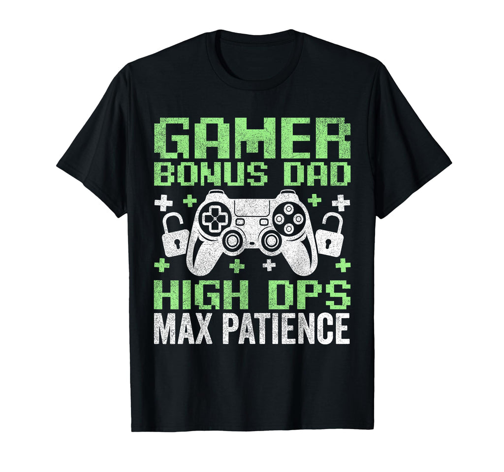 Gamer Stepdad Fathers Day Bonus Dad T-Shirt - Fun Novelty Design Unisex - T-Shirt, Sweatshirt, Hoodie