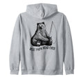 Best Papa Bear Fishing Rod Sweatshirt - Minimalist Print Men Women - T-Shirt, Sweatshirt, Hoodie