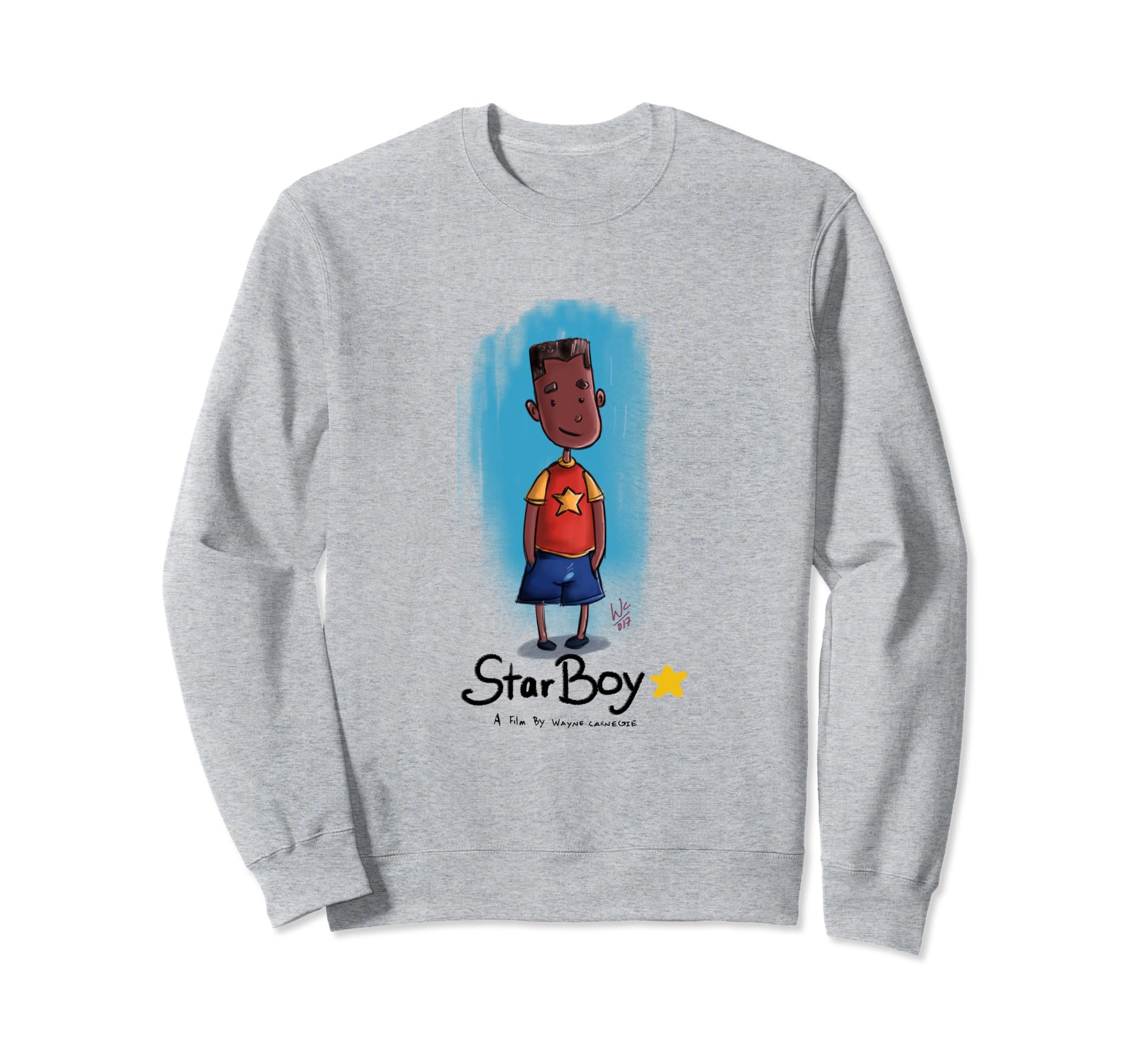 Star Soccer Sweatshirt - Fun Novelty Design Men Women - T-Shirt, Sweatshirt, Hoodie