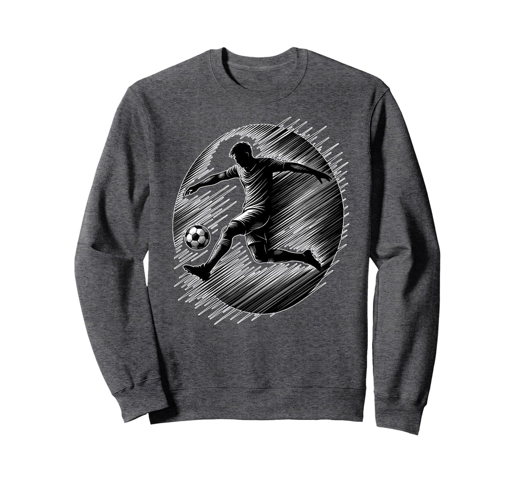 Soccer Motion Teen And Male Sweatshirt - Casual Everyday Wear Men Women - T-Shirt, Sweatshirt, Hoodie