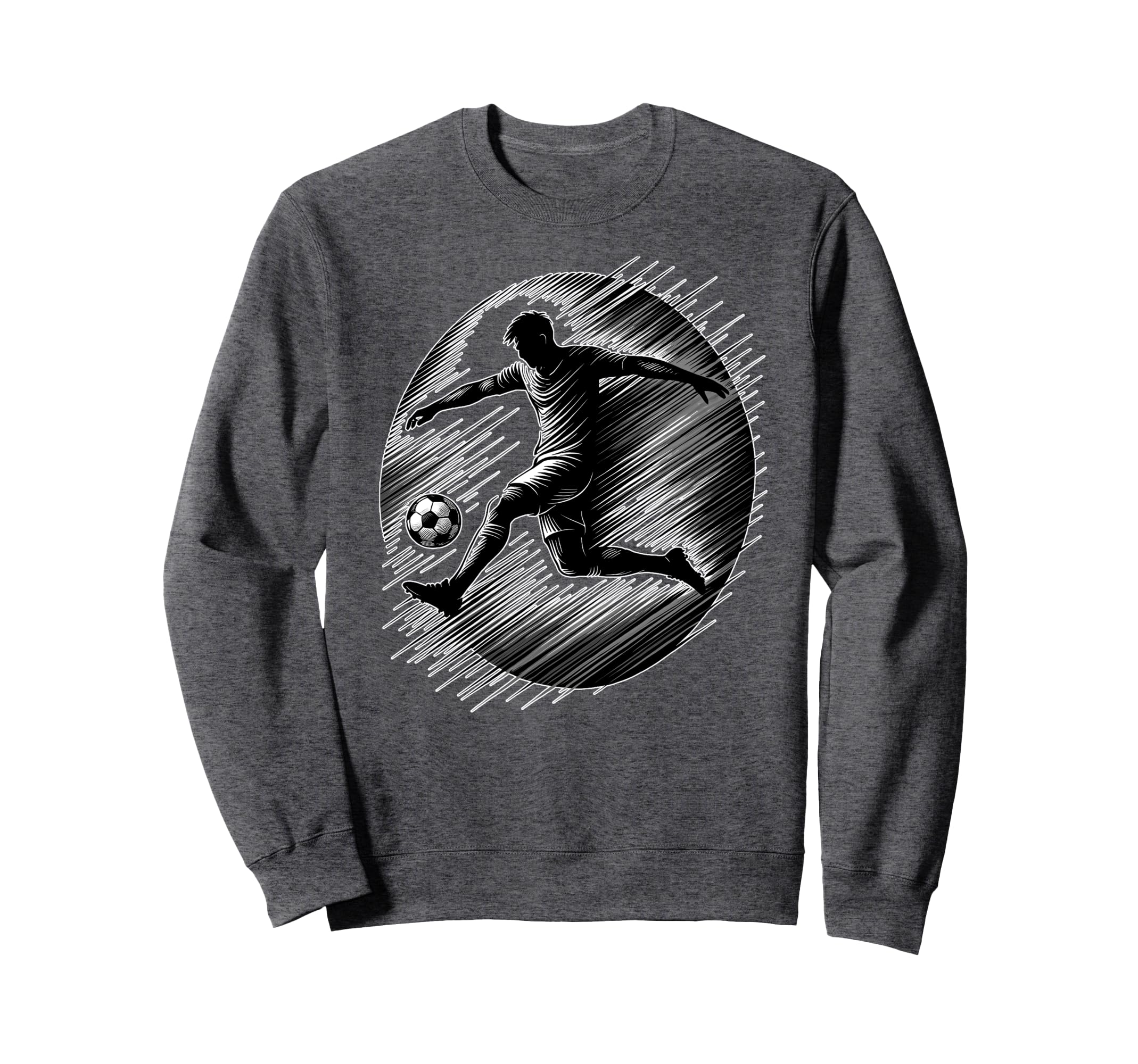Soccer Motion Teen And Male Sweatshirt - Casual Everyday Wear Men Women - T-Shirt, Sweatshirt, Hoodie