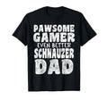 Pawsome Gamer Even Better Schnauzer T-Shirt - Trendy Graphic for Adults - T-Shirt, Sweatshirt, Hoodie