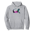 Bearded Dragon Silhouette Galaxy Space Hoodie - Trendy Graphic Unisex - T-Shirt, Sweatshirt, Hoodie