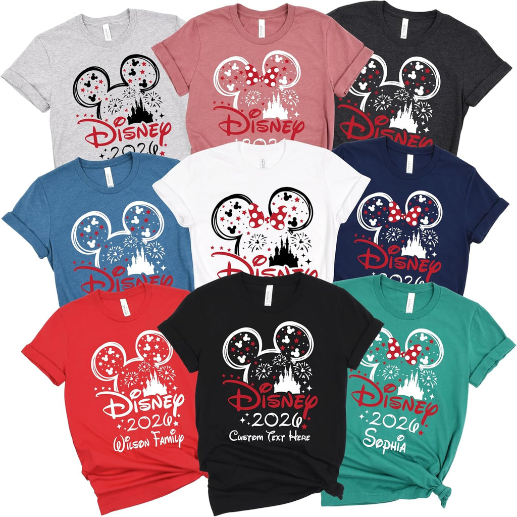 Personalized Family Vacation Mouse Ear Matching Group - Adult & Kids T-Shirts, Sweatshirts & Hoodies apparel design preview 1