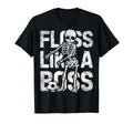 Floss Like Boss Skeleton Soccer Ball T-Shirt - Graphic Print Men Women - T-Shirt, Sweatshirt, Hoodie