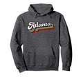 Atlanta Soccer Distressed Baseball Hoodie - Streetwear Style Men Women - T-Shirt, Sweatshirt, Hoodie