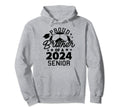 Proud Brother 2024 Senior Soccer Hoodie - Unique Graphic for Adults - T-Shirt, Sweatshirt, Hoodie