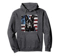 Black German Shepherd Dog Dad Hoodie - Custom Art Print for Adults - T-Shirt, Sweatshirt, Hoodie