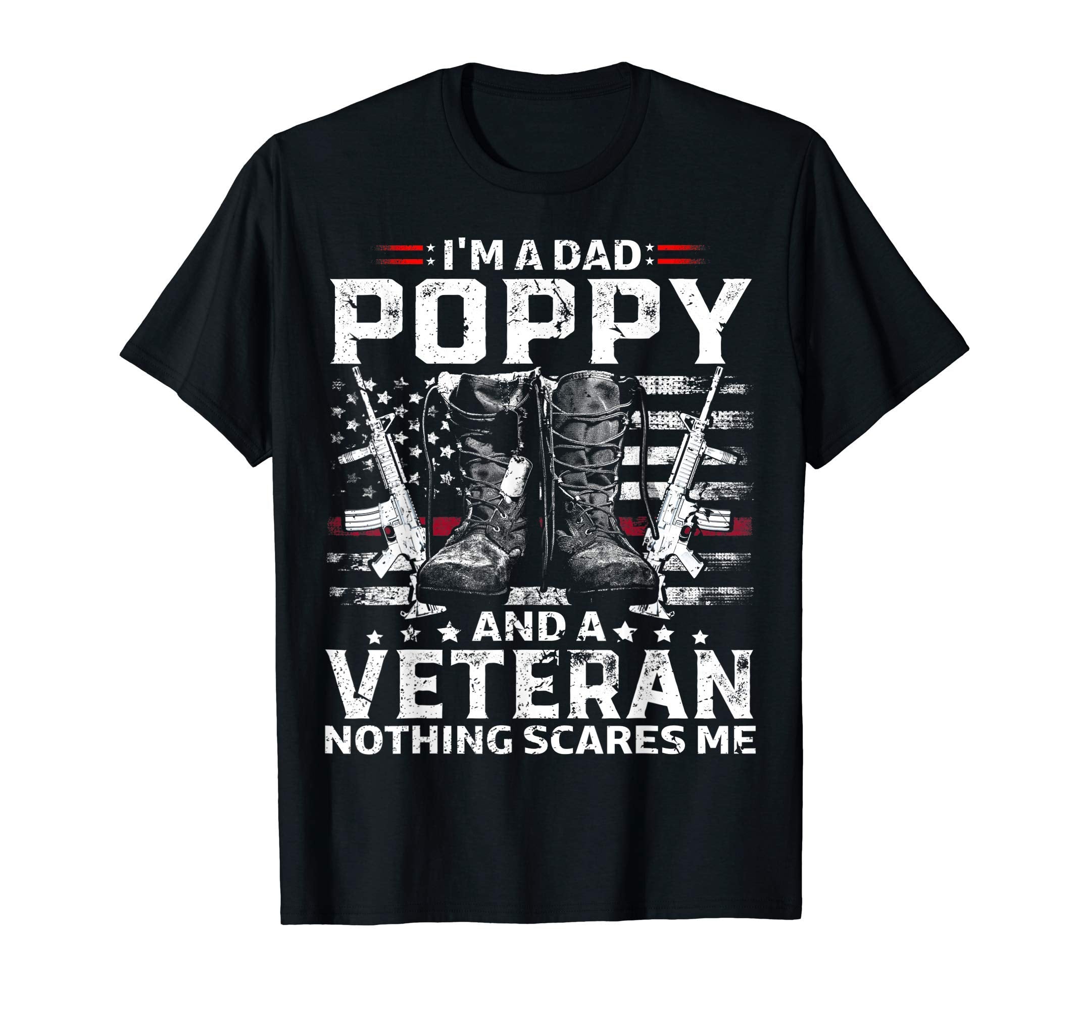 Im Dad Poppy Veteran Fathers Day T-Shirt - Custom Art Print Men Women - T-Shirt, Sweatshirt, Hoodie