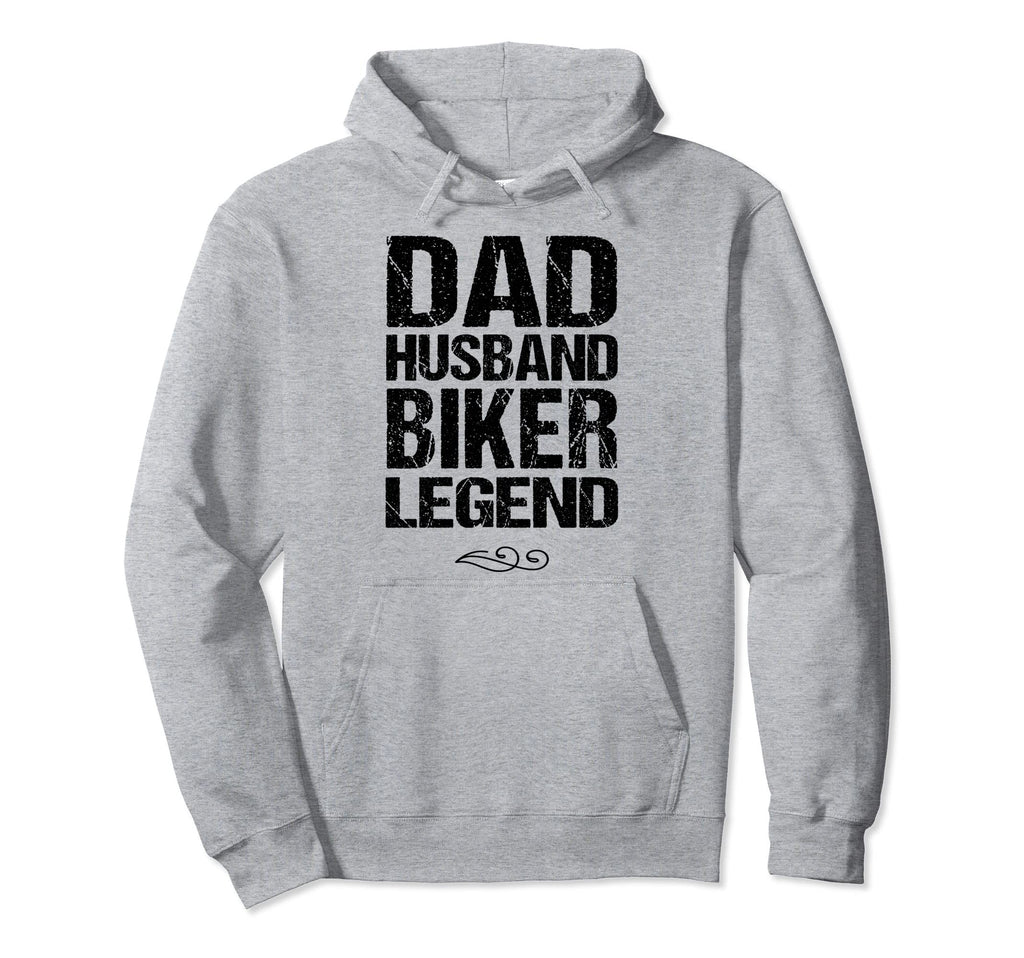 Dad Husband Biker Motorcycle Driver Biker Hoodie - Streetwear Style Unisex - T-Shirt, Sweatshirt, Hoodie