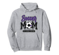 Soccer Mom Purple Soccer Player Calls Hoodie - Streetwear Style for Adults - T-Shirt, Sweatshirt, Hoodie