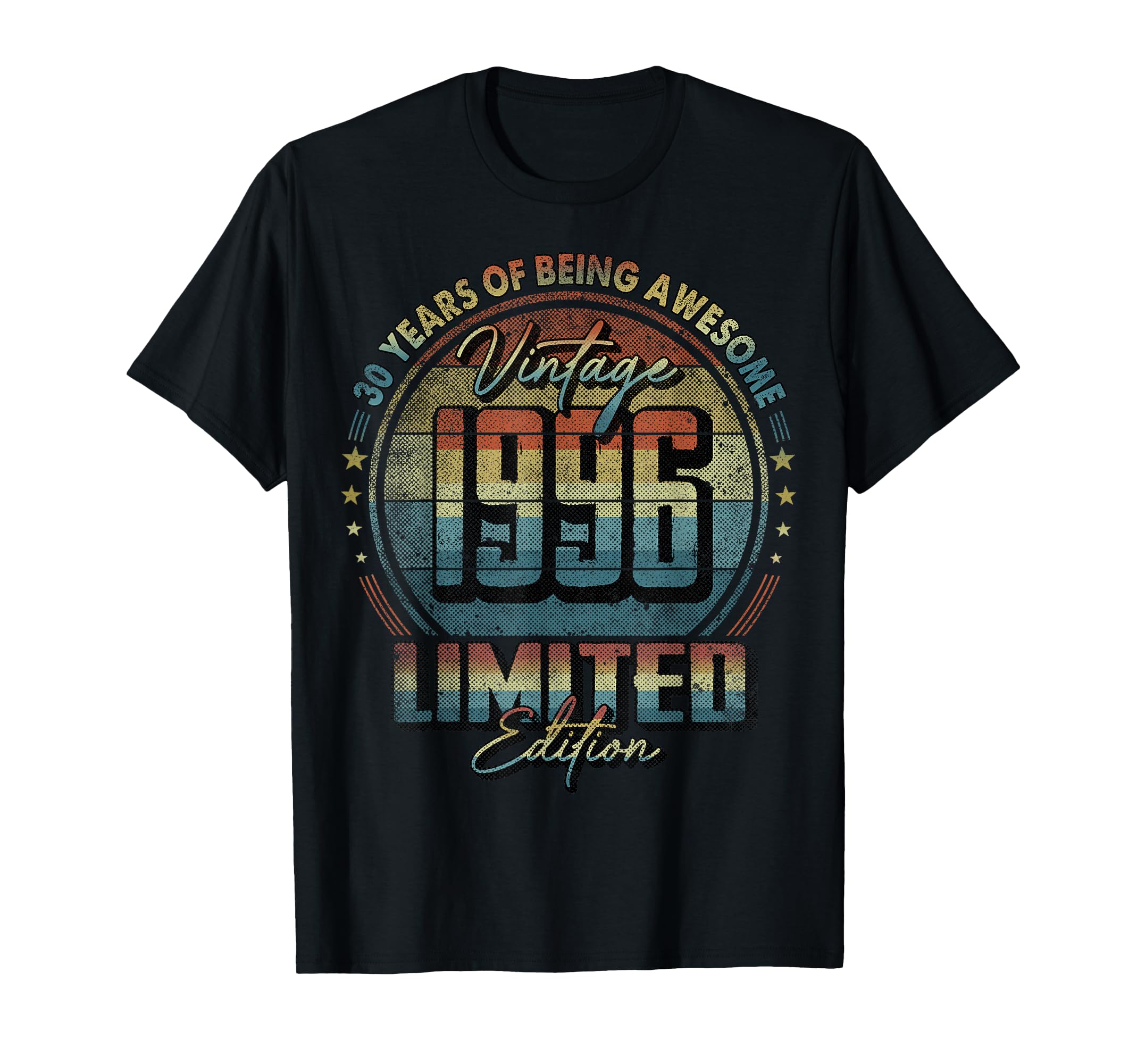 1996 30 Year Old 30Th Birthday T-Shirt - Custom Art Print for Adults - T-Shirt, Sweatshirt, Hoodie