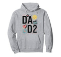 Dad Squared Fathers Day Pregnancy Hoodie - Unique Graphic for Adults - T-Shirt, Sweatshirt, Hoodie