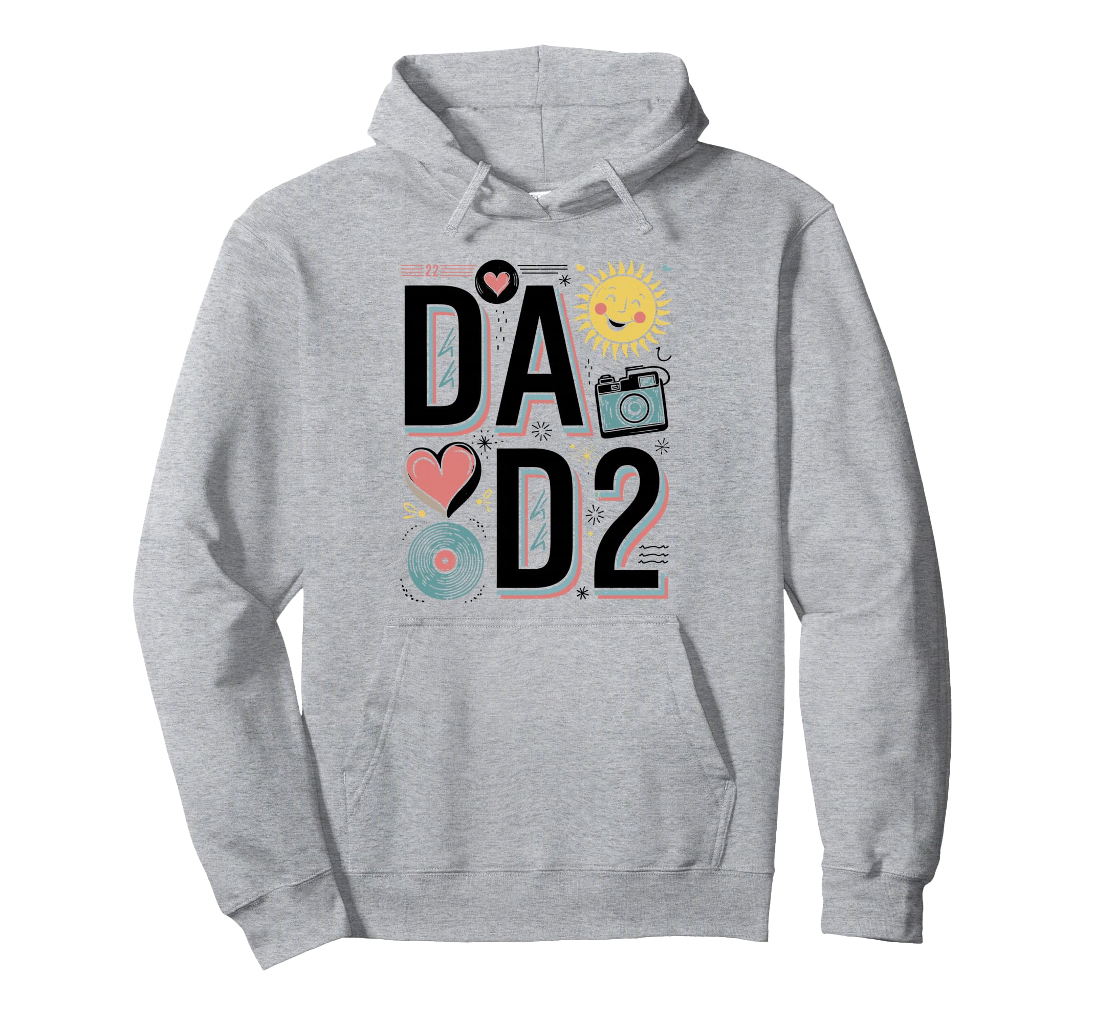 Dad Squared Fathers Day Pregnancy Hoodie - Unique Graphic for Adults - T-Shirt, Sweatshirt, Hoodie