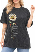 Custom Mama with Kids Names, Personalized Daisy - Adult & Kids T-Shirts, Sweatshirts & Hoodies apparel design preview 1