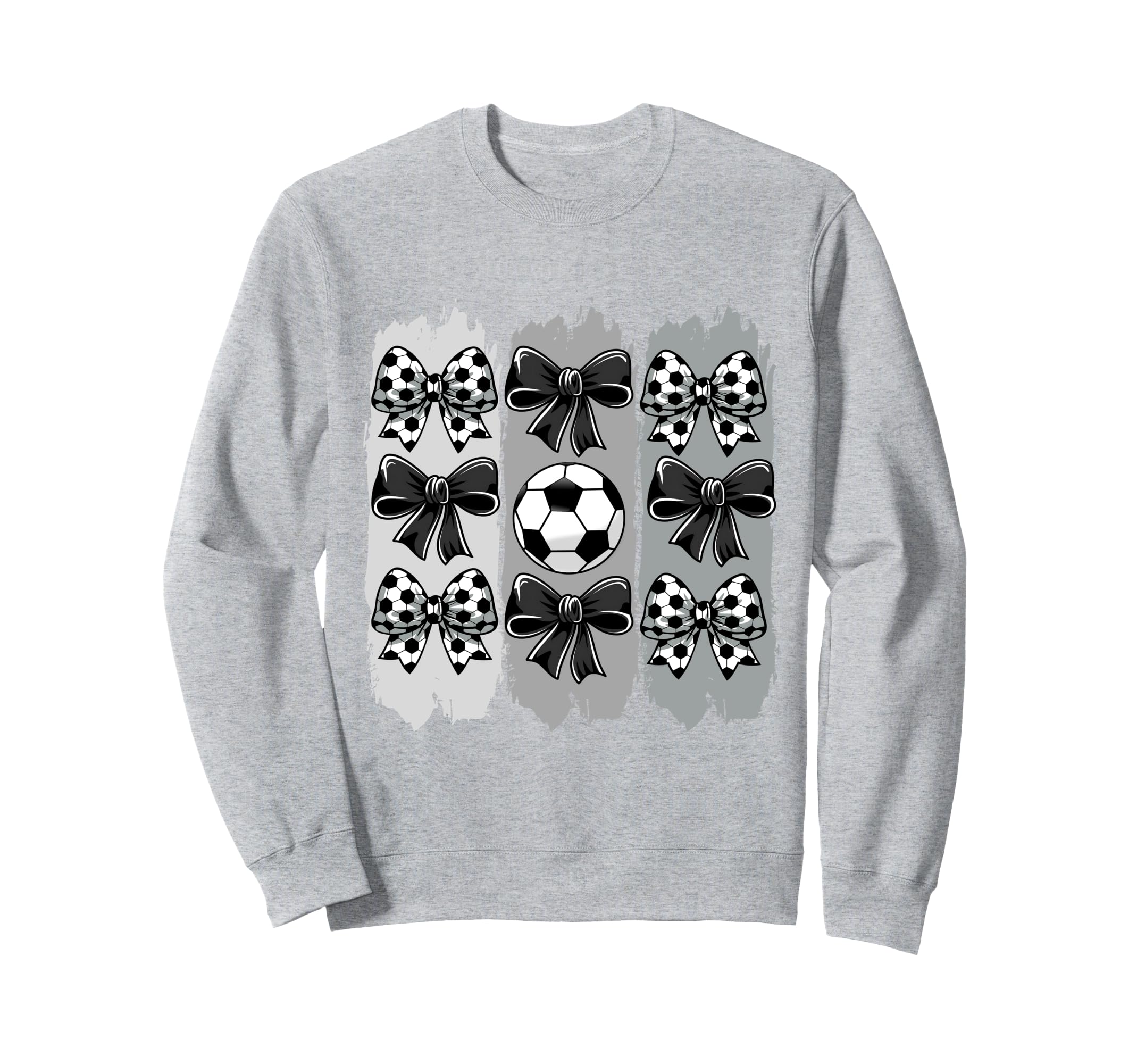 Soccer Coquette Bow Soccer Ball Sweatshirt - Trendy Graphic for Adults - T-Shirt, Sweatshirt, Hoodie