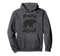 Papa Bear Hoodie - Unique Graphic Men Women - T-Shirt, Sweatshirt, Hoodie