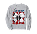 Soccer Mama Bow Soccer Mom Sweatshirt - Casual Everyday Wear Men Women - T-Shirt, Sweatshirt, Hoodie