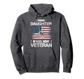Proud Daughter Us Army Veteran Day Hoodie - Aesthetic Graphic for Adults - T-Shirt, Sweatshirt, Hoodie