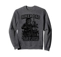 Biker Dad Motorcyle Funny Coffee Sweatshirt - Graphic Print for Adults - T-Shirt, Sweatshirt, Hoodie