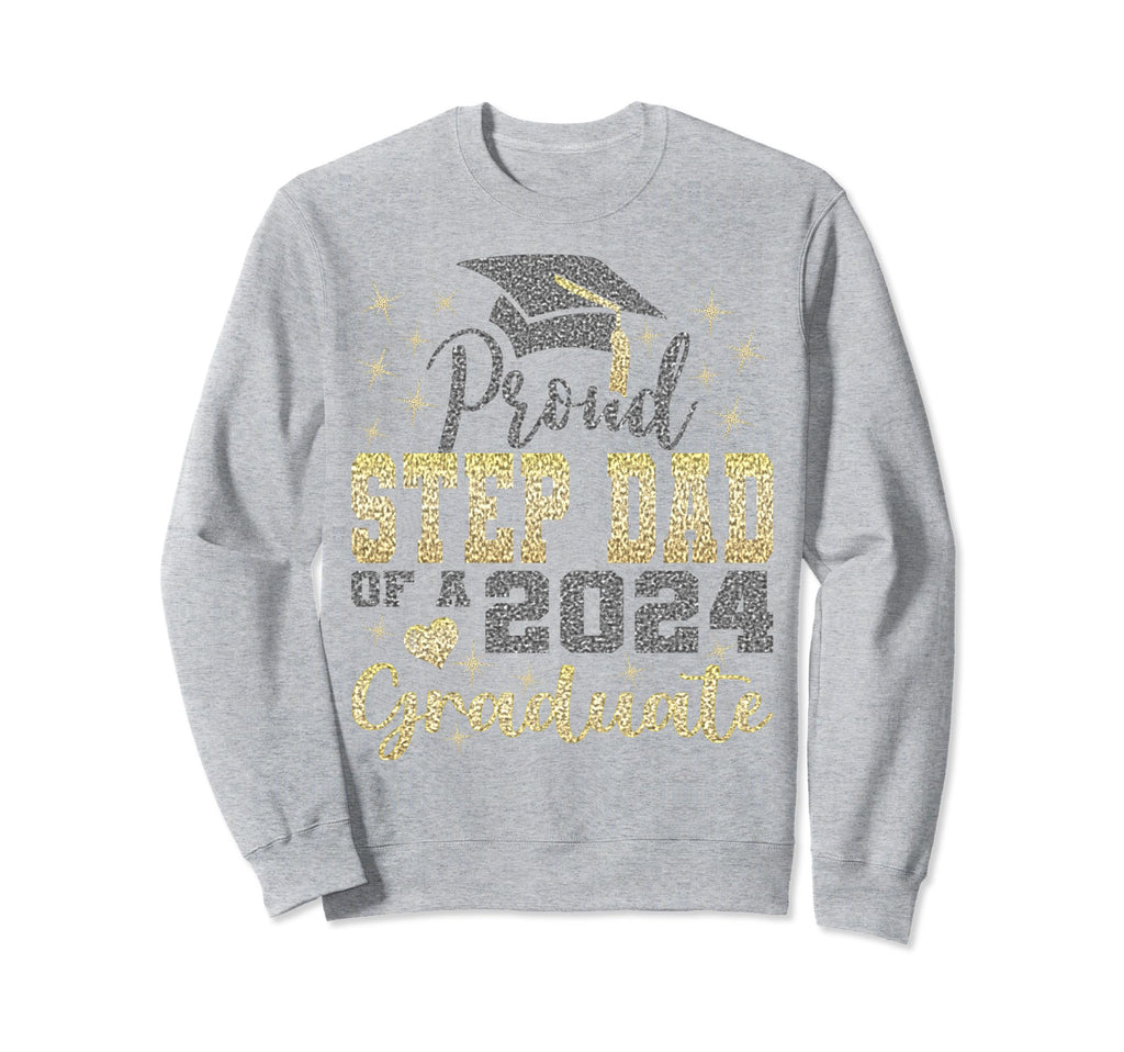Super Proud Step Dad 2024 Sweatshirt - Minimalist Print for Adults - T-Shirt, Sweatshirt, Hoodie