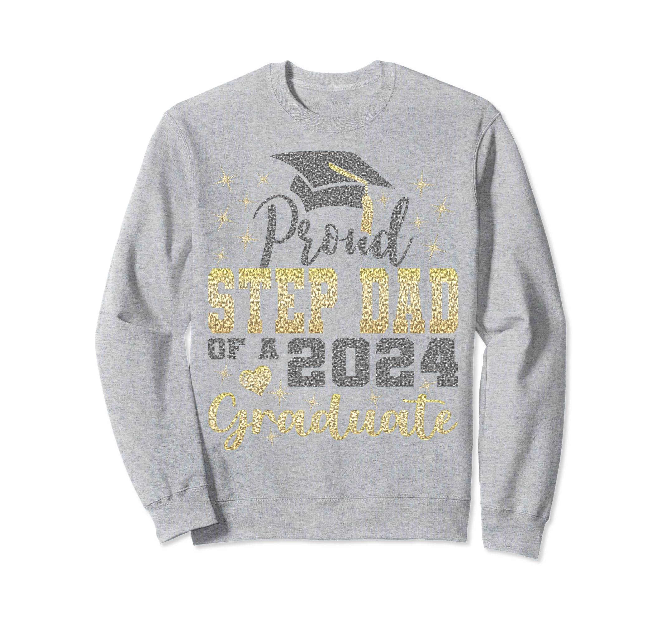 Super Proud Step Dad 2024 Sweatshirt - Minimalist Print for Adults - T-Shirt, Sweatshirt, Hoodie