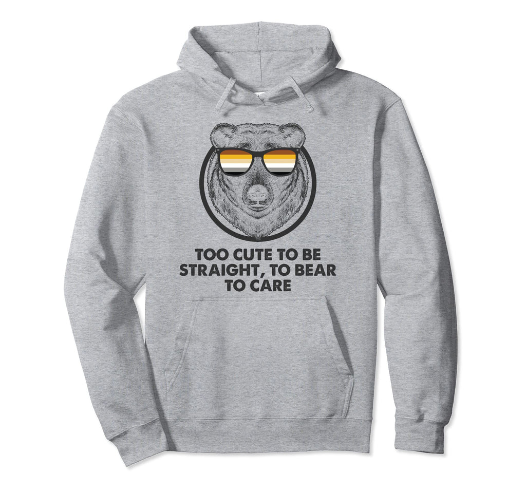 Lgbtq Papa Mens Bear Gay Pride Month Hoodie - Novelty Apparel Men Women - T-Shirt, Sweatshirt, Hoodie