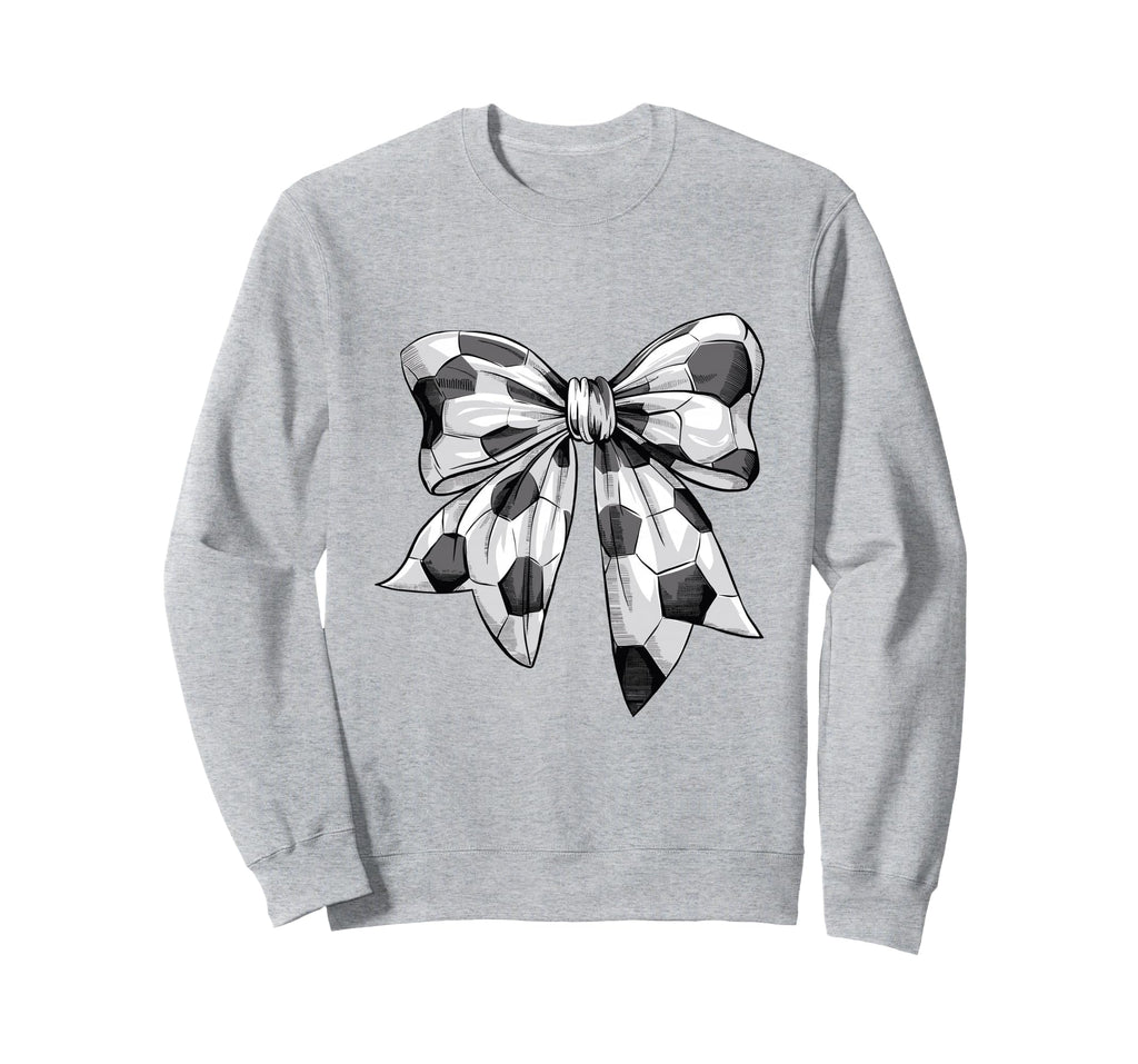 Coquette Bow Soccer Ball Mom Life Sweatshirt - Custom Art Print Unisex - T-Shirt, Sweatshirt, Hoodie