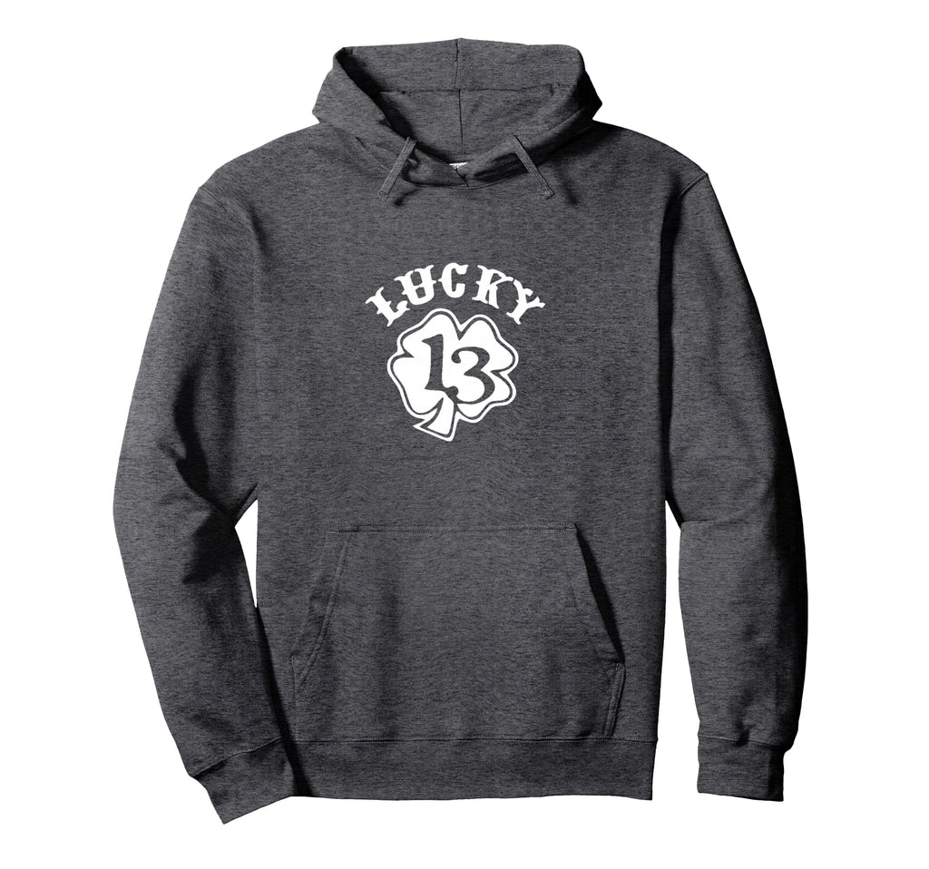 Lucky Number 13 13 13 Gl Ck 13 Biker Hoodie - Aesthetic Graphic Men Women - T-Shirt, Sweatshirt, Hoodie