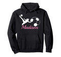 Madison Name Gift Personalized Soccer Hoodie - Unique Graphic Unisex - T-Shirt, Sweatshirt, Hoodie