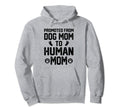 Promoted From Dog Dad To Human Dad New Hoodie - Unique Graphic Men Women - T-Shirt, Sweatshirt, Hoodie