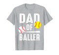 Mens Mens Dad Baller Baseball Softball T-Shirt - Graphic Print Men Women - T-Shirt, Sweatshirt, Hoodie