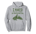 I Hiked Very Small Section Appalachian Hoodie - Unique Graphic Men Women - T-Shirt, Sweatshirt, Hoodie