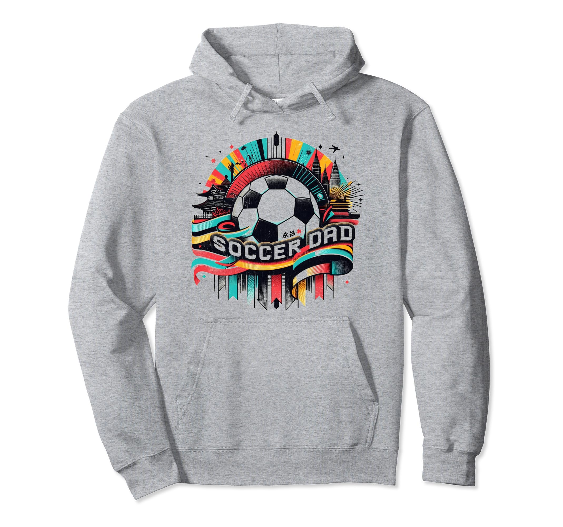 Soccer Dad Family Matching Dad Fathers Day Hoodie - Graphic Print Unisex - T-Shirt, Sweatshirt, Hoodie