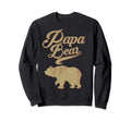 Papa Bear Dad Grandpa Fathers Day Sweatshirt - Custom Art Print for Adults - T-Shirt, Sweatshirt, Hoodie