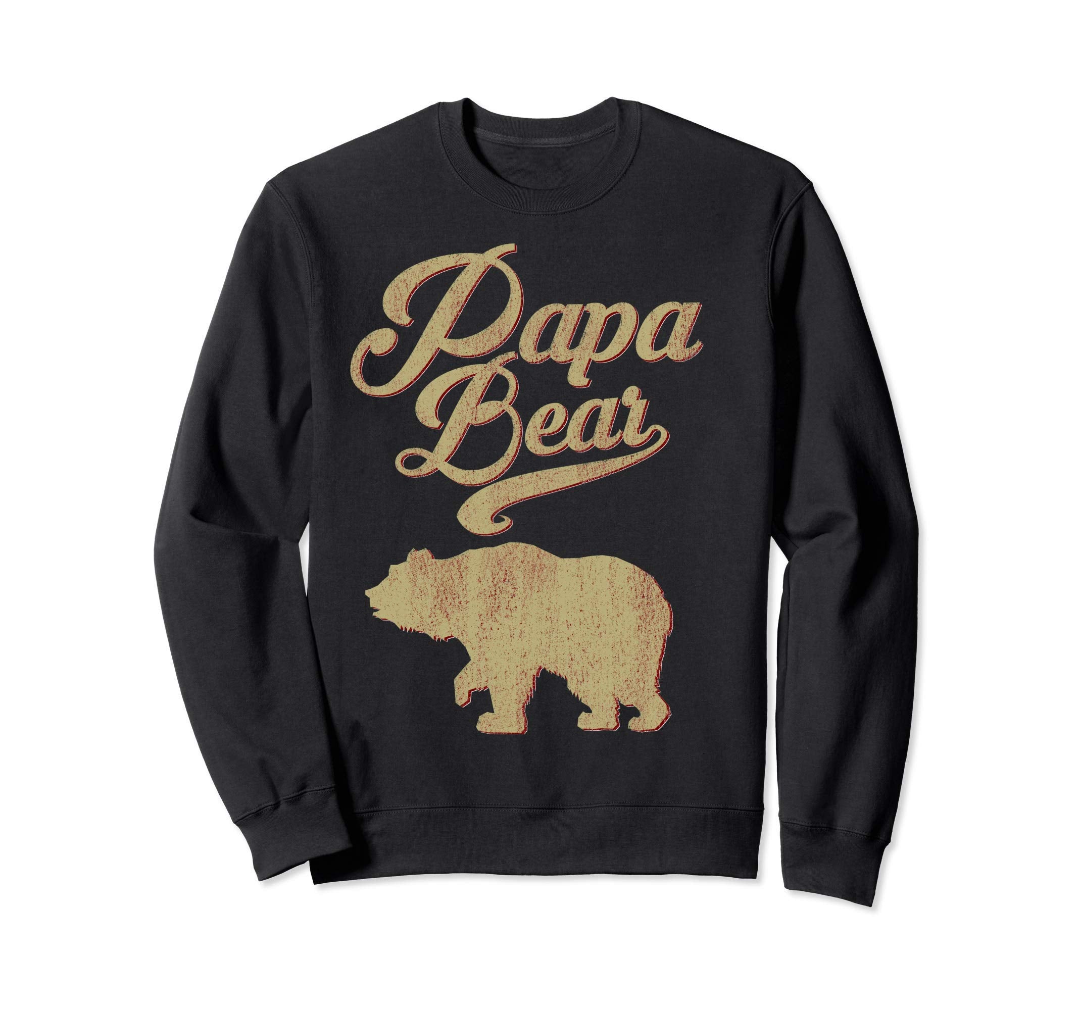 Papa Bear Dad Grandpa Fathers Day Sweatshirt - Custom Art Print for Adults - T-Shirt, Sweatshirt, Hoodie