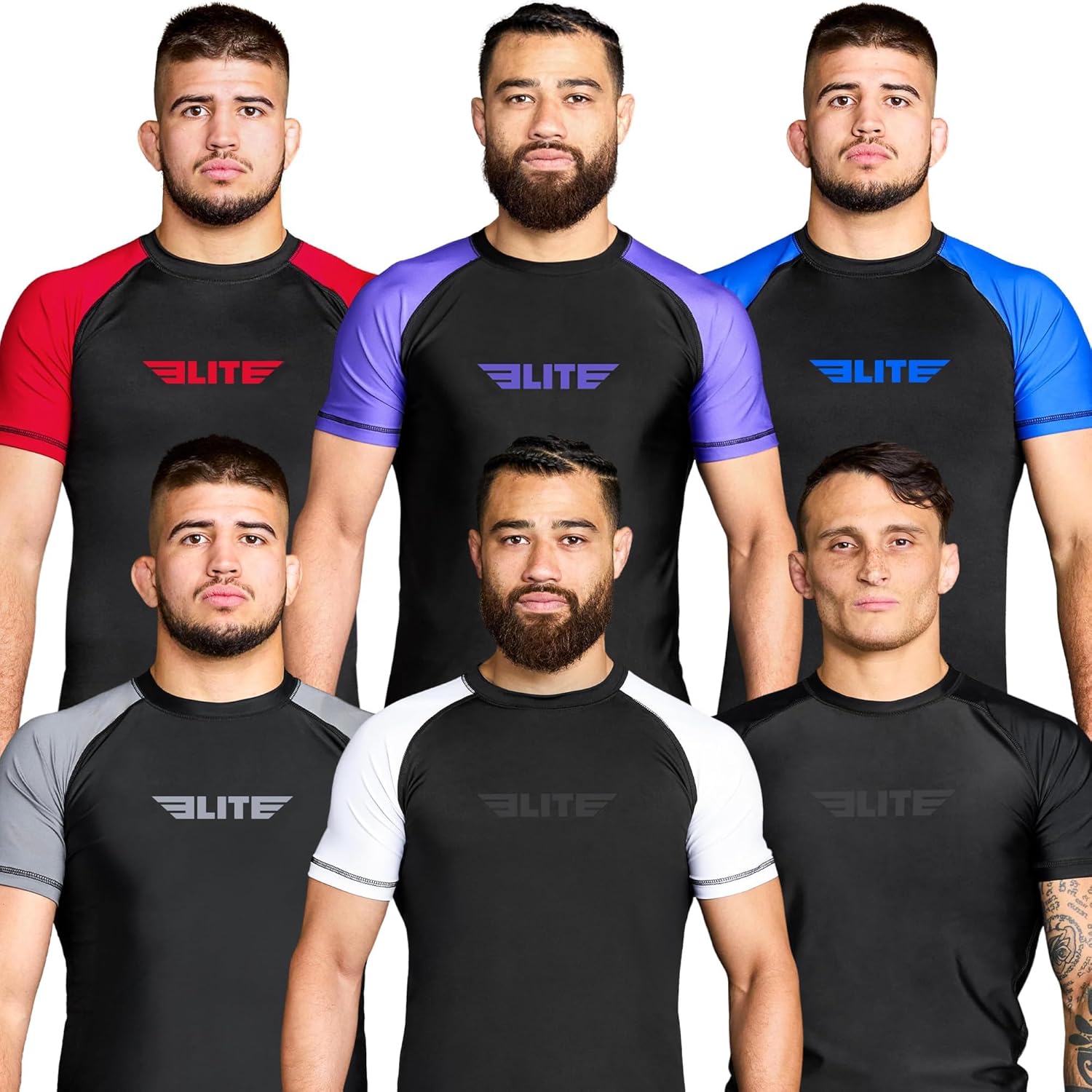 Jiu Jitsu BJJ Rash Guards, Men's No GI, MMA Ranked - Adult & Kids T-Shirts, Sweatshirts & Hoodies apparel design preview 1